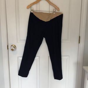Loft Petite Navy skinny ankle dress pants